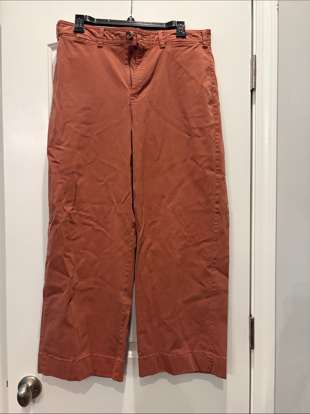 Sonoma Wide-Leg Pants in terra-cotta/rust